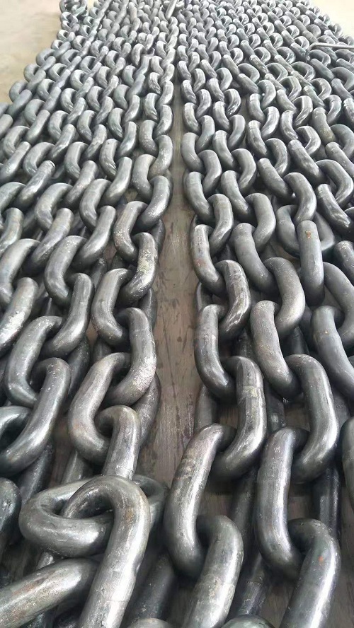 Slag conveyor chain
