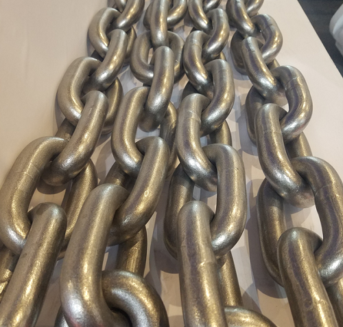 Slag conveyor chain